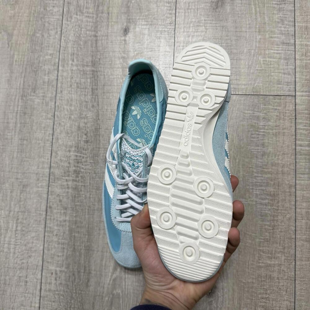 Adidas Women's Aqua & White SL72 OG  Athletic Shoes size 10 - Picture 5 of 6
